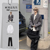 男士 日系秋冬季 新款 高级感休闲西装 上衣韩版 潮流痞帅宽松西服外套