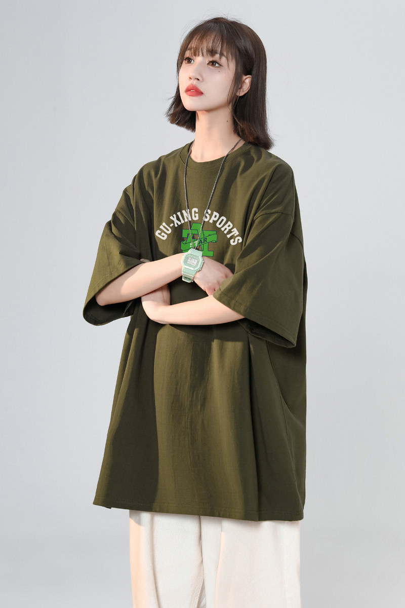 女装类目潮流夏季宽松上衣t恤大码圆领半袖体恤XZ405-T25-P25,女装T恤,星座405