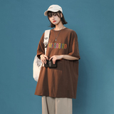 女装类目半袖百搭宽松短袖夏季女士t恤上衣XZ405-T14-P25，女装T恤，星座405