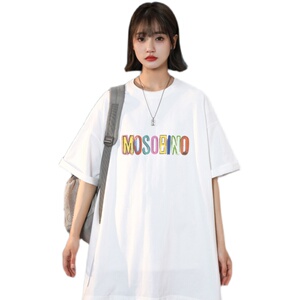 女装类目 半袖百搭宽松短袖夏季女士t恤上衣XZ405-T14-P25图片