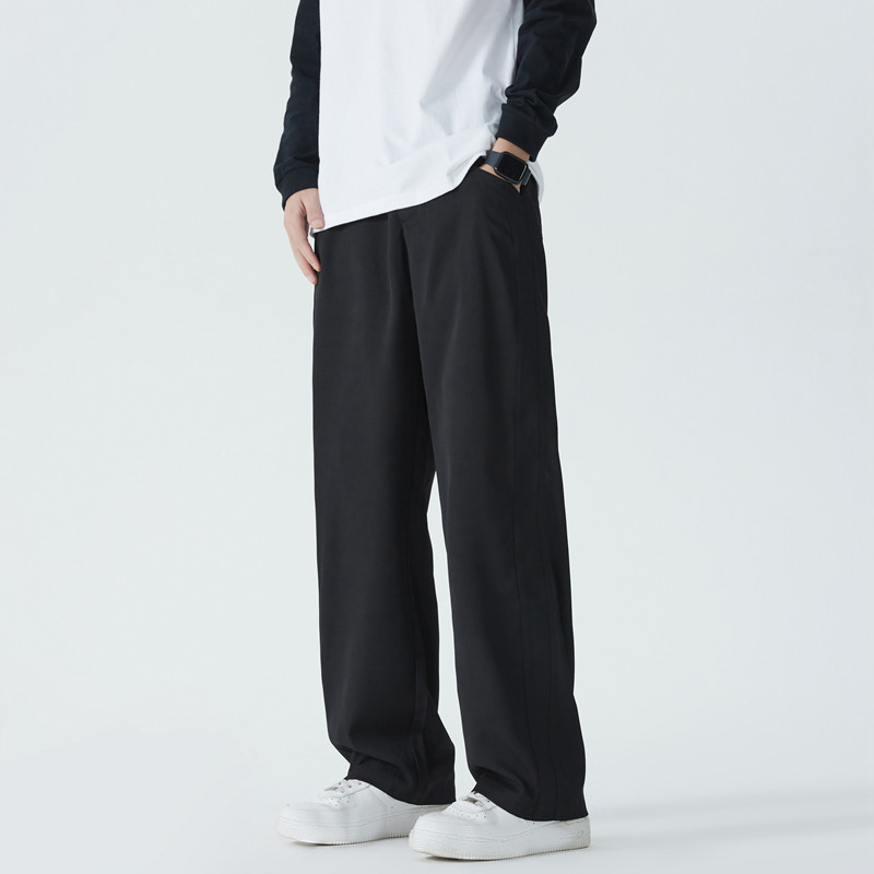 春季垂感直筒松紧小西裤XZ405-K123-P50,男装西裤,星座405