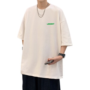 潮流男士宽松短袖上衣大码夏季新品港风T恤XZ405-T23-P25图片