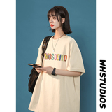 女装类目半袖百搭宽松短袖夏季女士t恤上衣XZ405-T14-P25，女装T恤，星座405