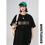 女装类目学生t恤夏装女士短袖宽松半袖XZ405-T14-P25，女装T恤，星座405