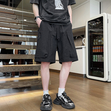 潮流宽松夏季男士速干短裤XZ405-K236-P35控58，男装休闲裤，星座405