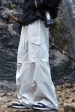 2024秋季潮流宽松工装男士休闲伞兵裤XZ405-K1010-P45，男装休闲裤，星座405