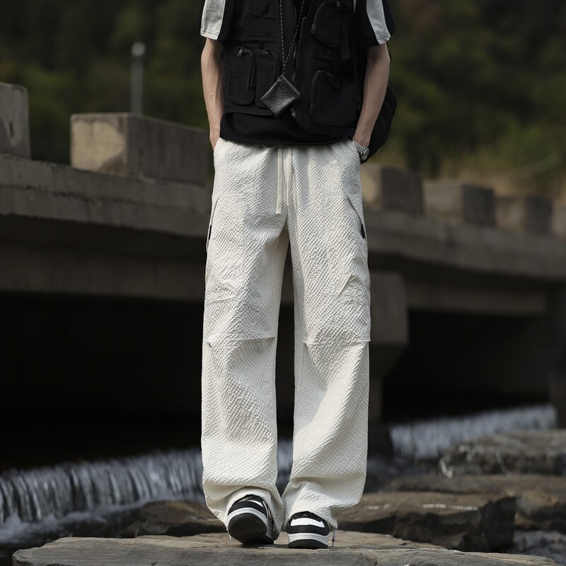 夏季潮品男士速干休闲裤伞兵裤XZ405-K199-P50图片