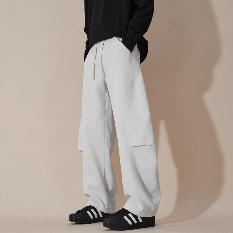 新款男士大码宽松伞兵弯刀裤休闲裤XZ405-K124-P50图片