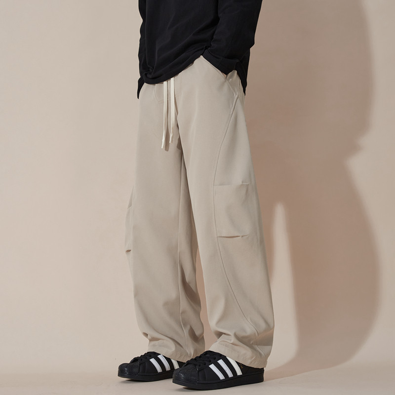 新款男士大码宽松伞兵弯刀裤休闲裤XZ405-K124-P50图片