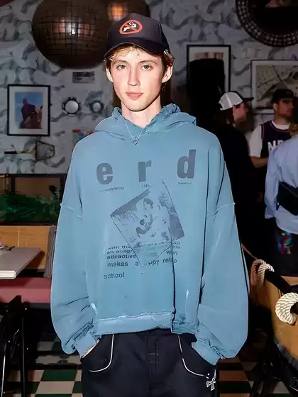 ERD Melancholy Rich Second Gen Heavyweight High-Street Hoodie Distressed Washed Oversized Unisex Pullover