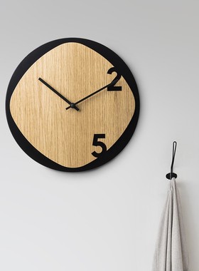 意大利进口SABRINA FOSSI DESIGN简约木制钟表客厅书房创意装饰表