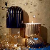 OBJET 欧洲进口Lito独具慧眼蜡烛24K镀金创意居家室内香薰烛台