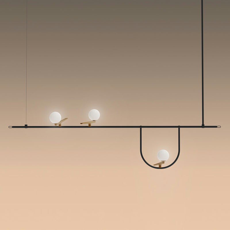 意大利进口Artemide yanzi简约现代吊灯餐厅书房吧台金色装饰灯具