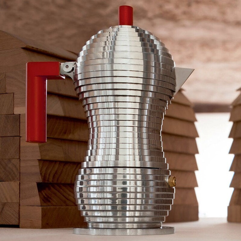 意大利Alessi Pulcina Espresso 小鸡咖啡壶咖啡用具煮咖啡餐具