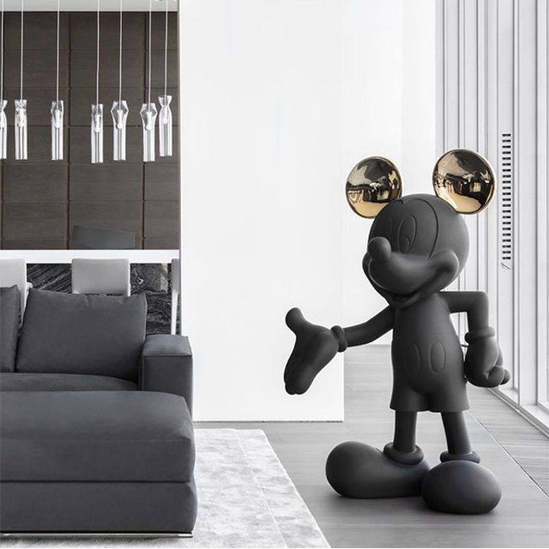 迪士尼大号米奇米妮高端落地摆件