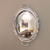 意大利进口Qeeboo创意家居梳妆镜复古悬挂镜水果零食盘装 饰品摆件