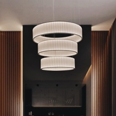 dix 法国Dix heures Ronde别墅创意吊灯客厅餐厅卧室轻奢布艺灯具