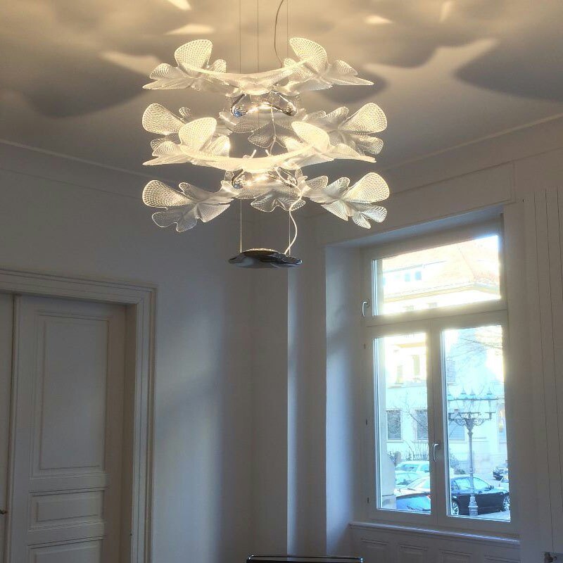 意大利进口Artemide chlorophilia LED 花瓣吊灯别墅客厅餐厅灯具