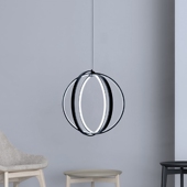 dix 法国Dix heures Atlas简约金属环形吊灯客厅卧室餐厅吧台灯具
