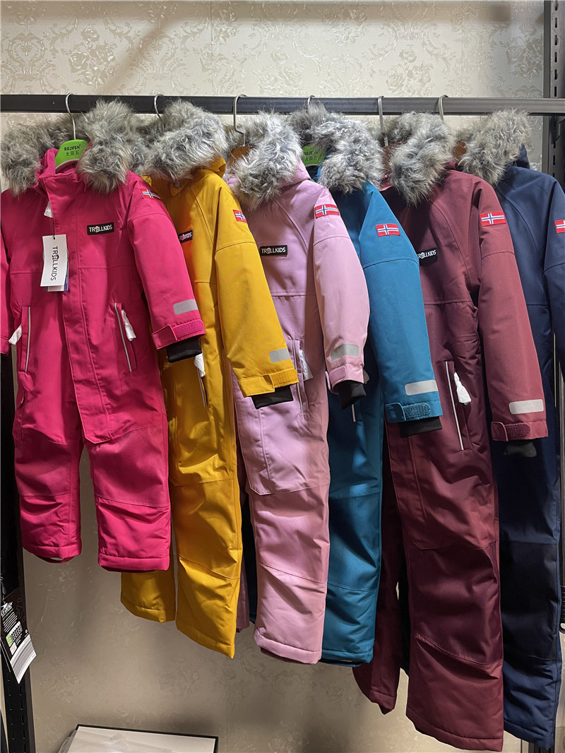 外贸儿童连体滑雪服男女户外保暖棉服挪威童装发热防水透气外出服,童装/婴儿装/亲子装,儿童滑雪服,淘宝优惠券,粉丝福利购,淘宝优惠卷