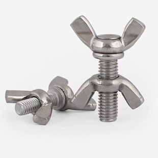 宝手拧螺钉套装 201不锈钢蝶形螺丝螺母蝴蝶型羊角螺栓元 316 304
