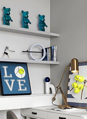 儿童房装饰品高级感摆件男孩现代科技主题样板间男孩房房间陈设品