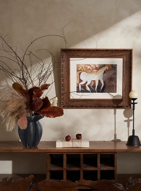 来图定制玄关边柜摆件组合