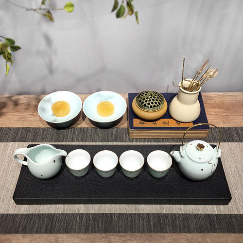 新中式家居装饰摆件茶桌