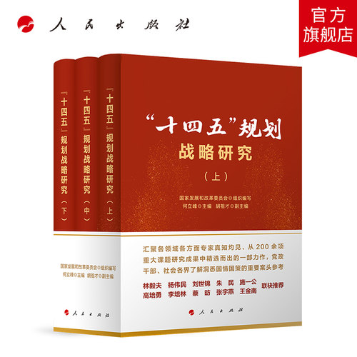 十四五规划战略研究（上、中、下册）国家发展和改革委员会组织编写何立峰主编人民出版社十四五规划中国政治党政书籍