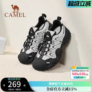 户外登山鞋 2026夏秋新款 女鞋 复古运动鞋 徒步休闲鞋 女款 骆驼丑萌鞋