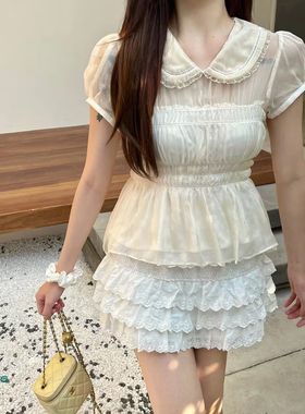 Plmmbase/5/31/20点上新 长短双版本真丝姐姐系列公主裙上衣组