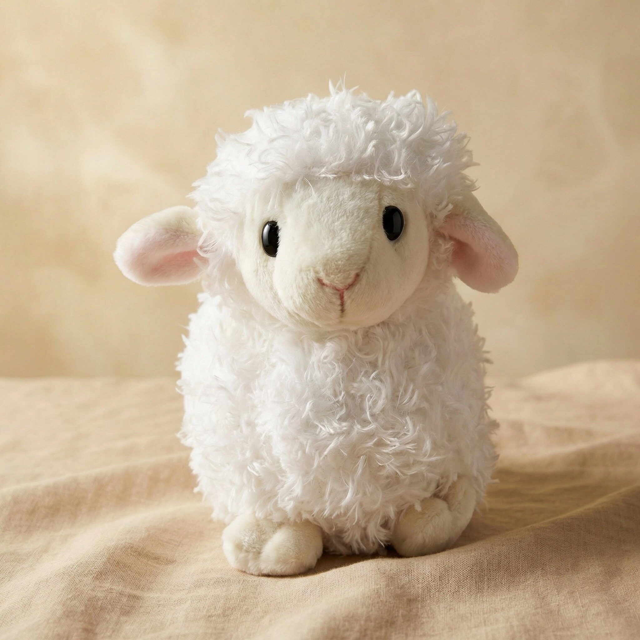 可爱萌萌的小羊公仔羊驼玩偶羊羊毛绒玩具送女生小孩子生日礼物