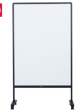 得力50060移动屏风玻璃板1464*1026mm(黑色)(块)