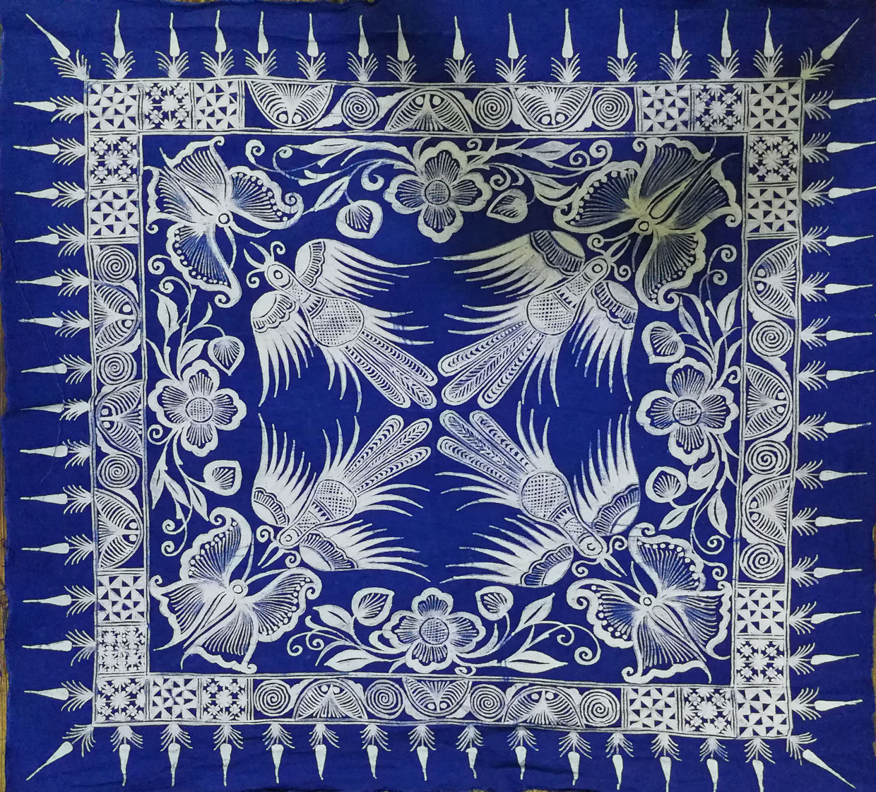 蜡染布料丹寨蜡染衣服制作加工围巾定做蓝靛染色布料染色染料销售