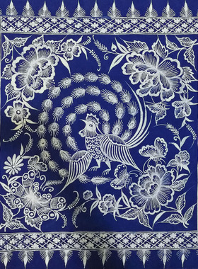 丹寨蜡染方巾手帕桌布订做非遗技艺学习体验培训送人礼品文创设计