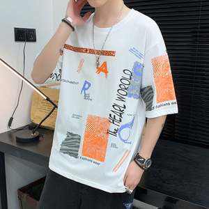 1夏季短袖t恤男潮流时尚休闲夏季衣服A210-A8312图片