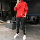 休闲卫衣套装秋季立领潮流韩版宽松运动裤一套TZ1201-P65，男装卫衣，星座210-1