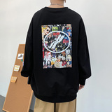 港风卫衣男潮流时尚休闲卫衣A074-WY28-P55，男装卫衣，星座210-1