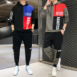 2秋季卫衣套装男青少年潮流时尚休闲卫裤A074-TZ816，男装卫衣，星座210-1