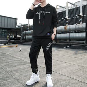 运动套装男春秋运动服休闲套装情侣卫衣TZ104-P65图片