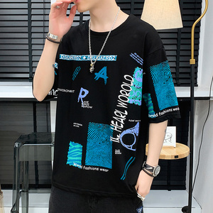 1夏季短袖t恤男潮流时尚休闲夏季衣服A210-A8312图片