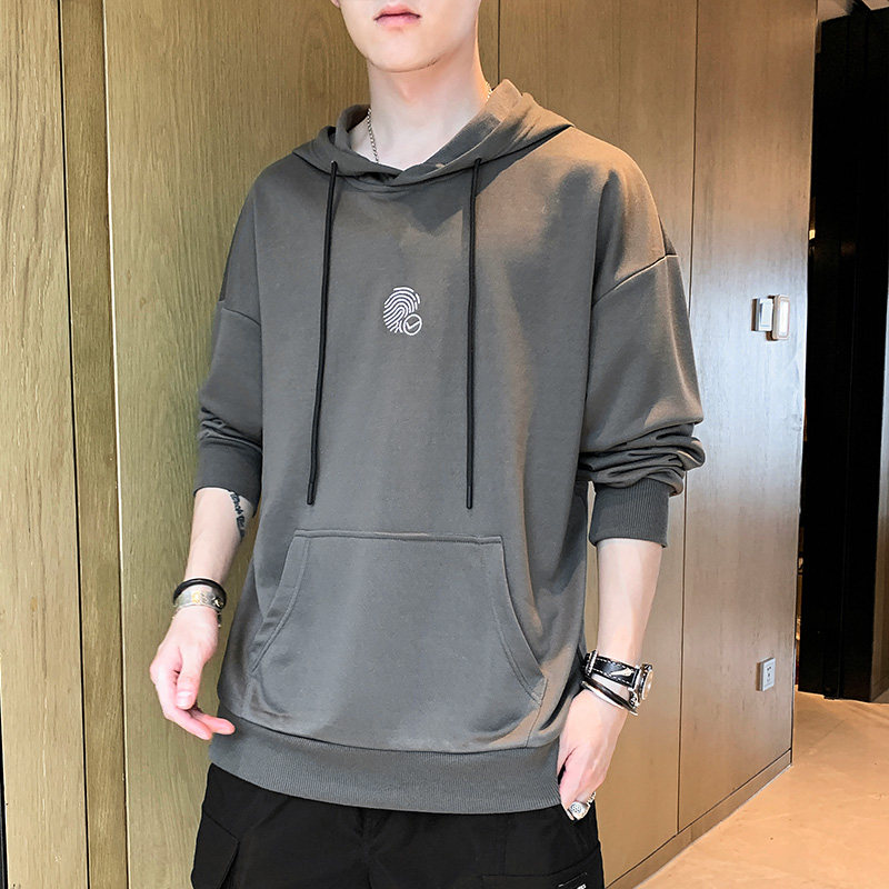 3秋季卫衣男时尚休闲卫衣潮流圆领带帽上衣A074-AW913-P35图片