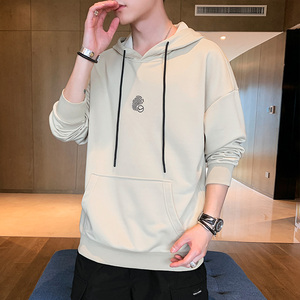 3秋季卫衣男时尚休闲卫衣潮流圆领带帽上衣A074-AW913-P35图片