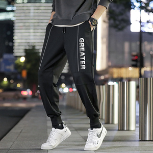 3夜景青少年时尚休闲裤男潮流韩版运动卫裤长裤A074图片