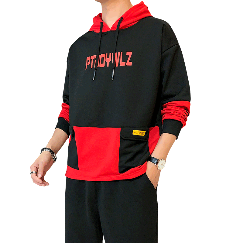 3秋季套装男青少年潮流时尚休闲套装A074-TZ815（）,男装卫衣,星座210-1
