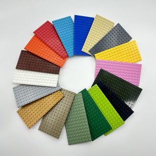 兼容乐高 8x16 小颗粒双面底板建筑散装 拼接配件底盘零件 92438