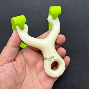 新款树脂单卡弓闭口扁皮弹弓卡球弓弹架传统高精准户外竞技弹射弓