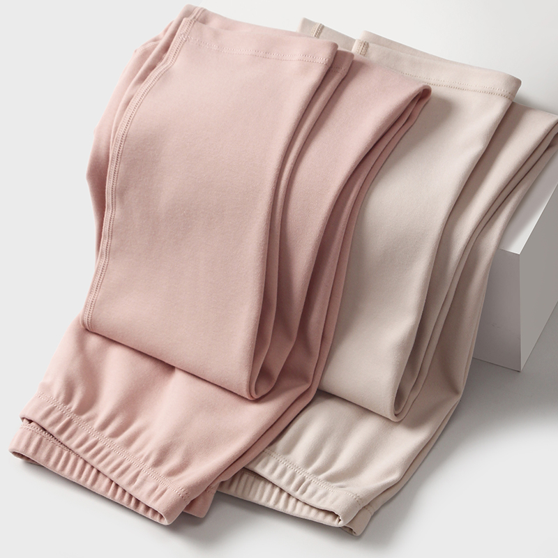 新疆棉厚棉保暖裤女修身暖腿裤冬