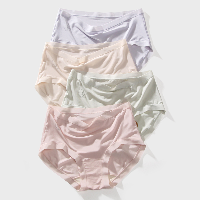 80S兰精莫代尔内裤100%蚕丝裆