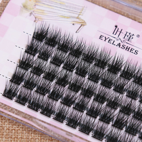 浓密分段假睫毛自然卷翘柔软轻盈